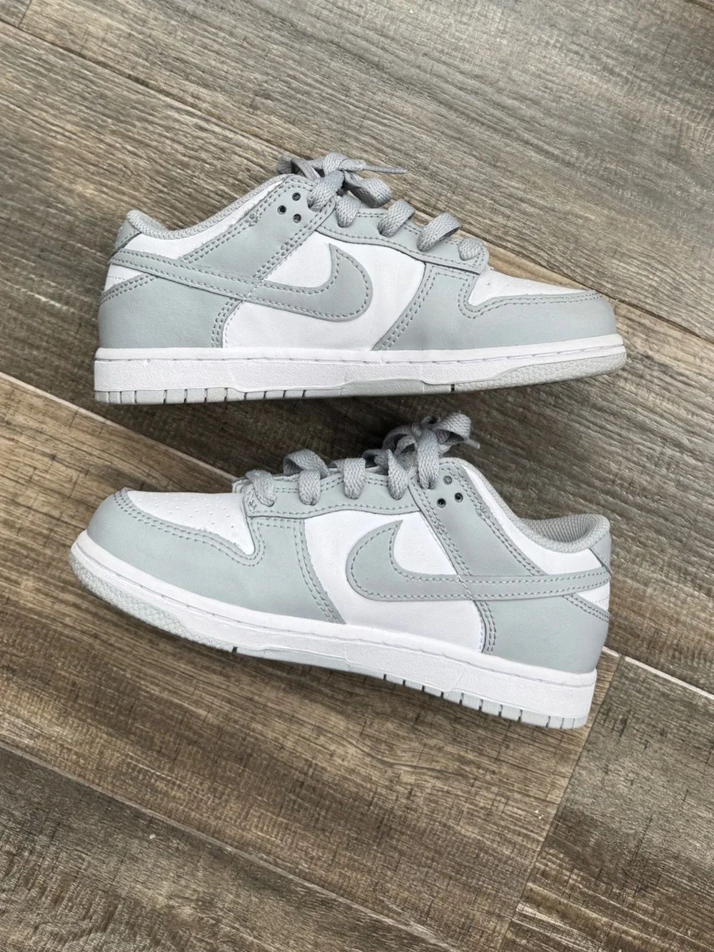 Nike dunk low Sneakers in Light Grey & White 2y